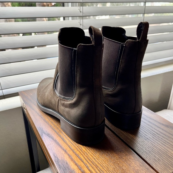 Thursday Boot Co. Duchess Chelsea Boot in Dark Brown Suede - Picture 6 of 10